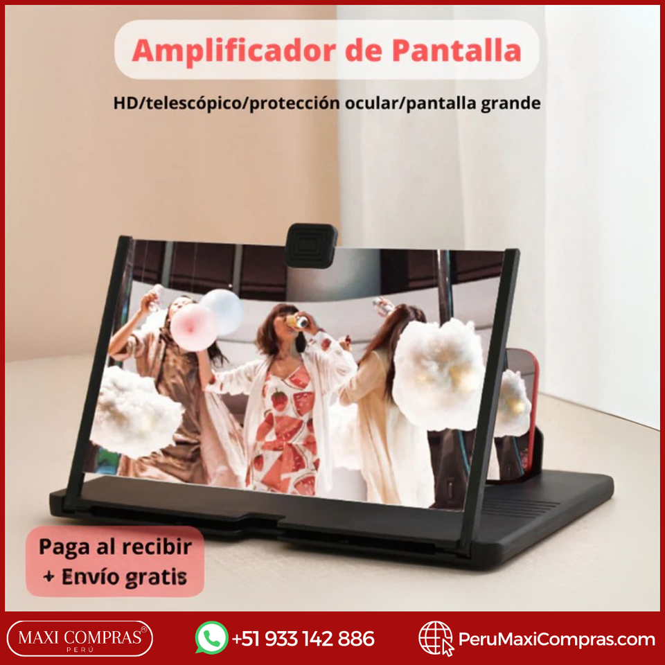 AmpliScreen®- Amplificador pantalla Celular