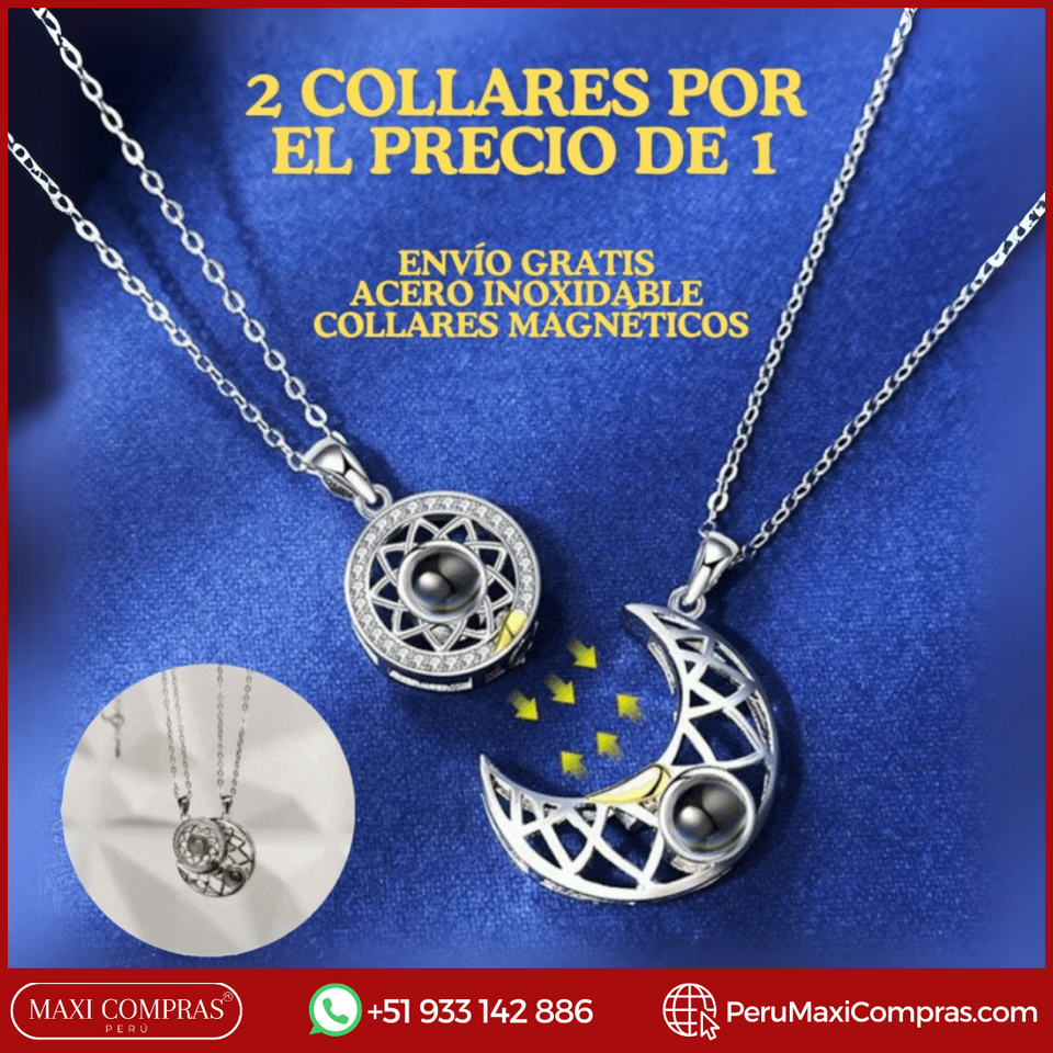 COLLAR SOL Y LUNA | PROYECTA TE AMO EN 100 IDIOMAS ♥️