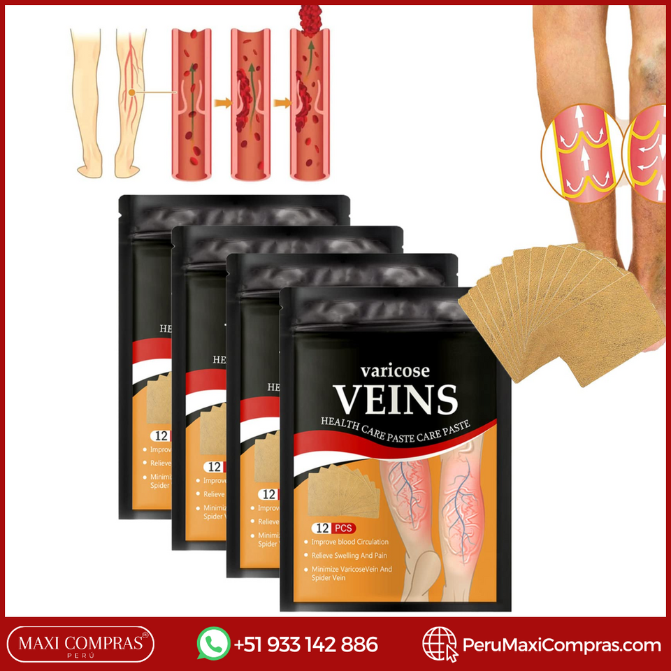 PARCHES PARA VARICES - VARICOSE VEINS ORIGINAL (OFERTA 2X1) - 24 UNIDADES